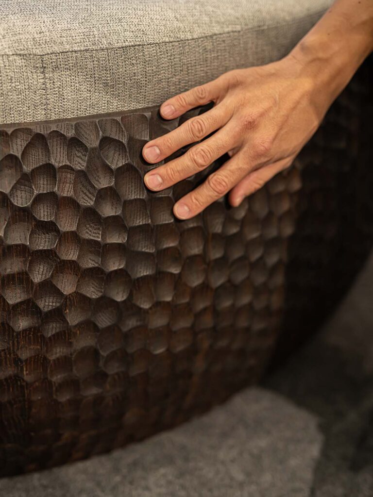 Up close of Kyon Ottoman