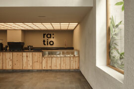 Ra:tio blends interior and landscape design in a Jubilee Hills café