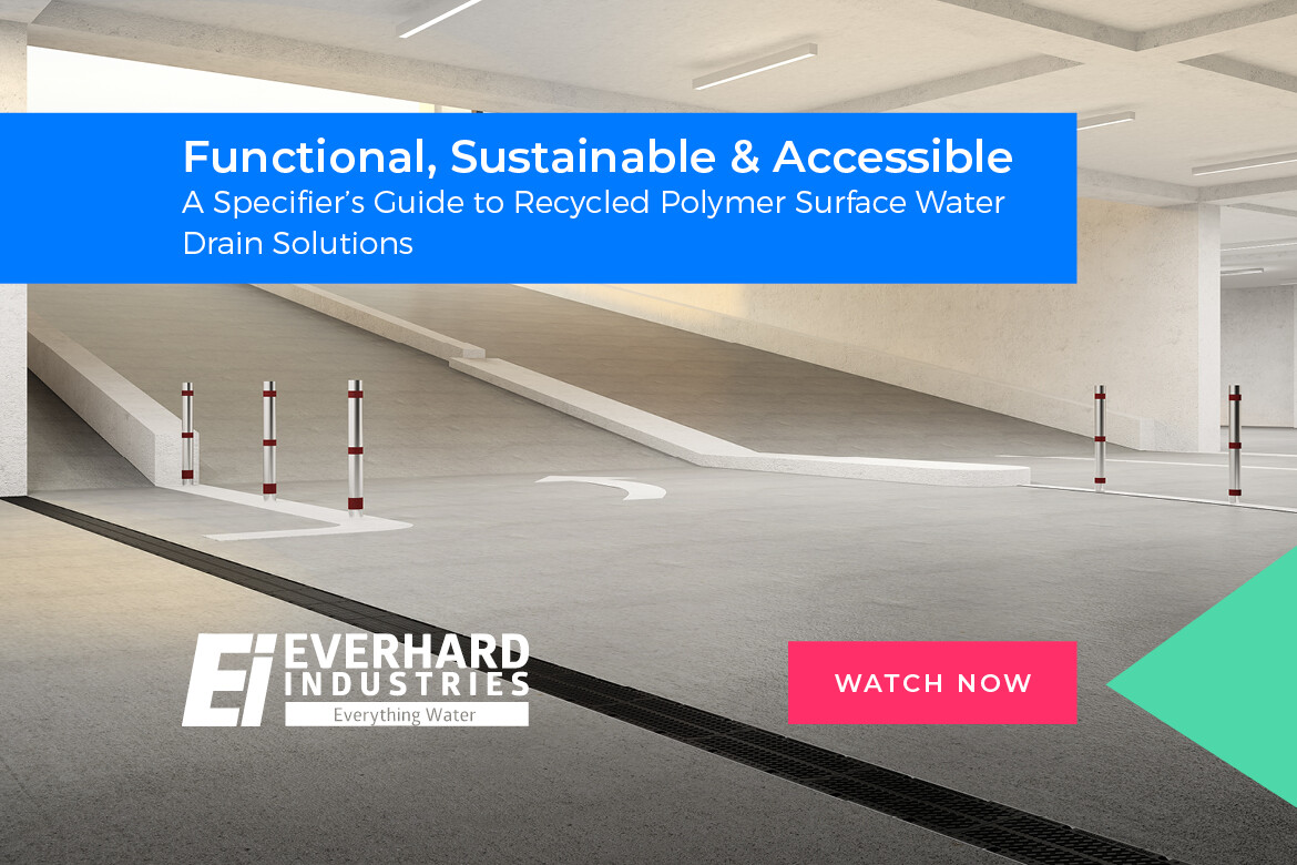 Functional, Sustainable & Accessible – A Specifier’s Guide to Recycled Polymer Surface Water Drain Solutions