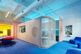 Colourful co-working at NUX Studio by Sibling Architecture