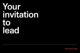 At the FRONT of the industry