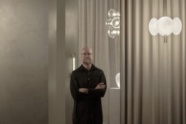 A stroll with Ross Gardam in his Milan exhibition