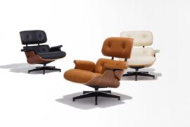 Sustainable evolution of an icon: Herman Miller introduces bamboo upholstery for the Eames Lounge Chair and Ottoman