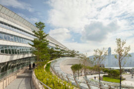 Fluid Form At Newly Opened Hong Kong West Kowloon Station