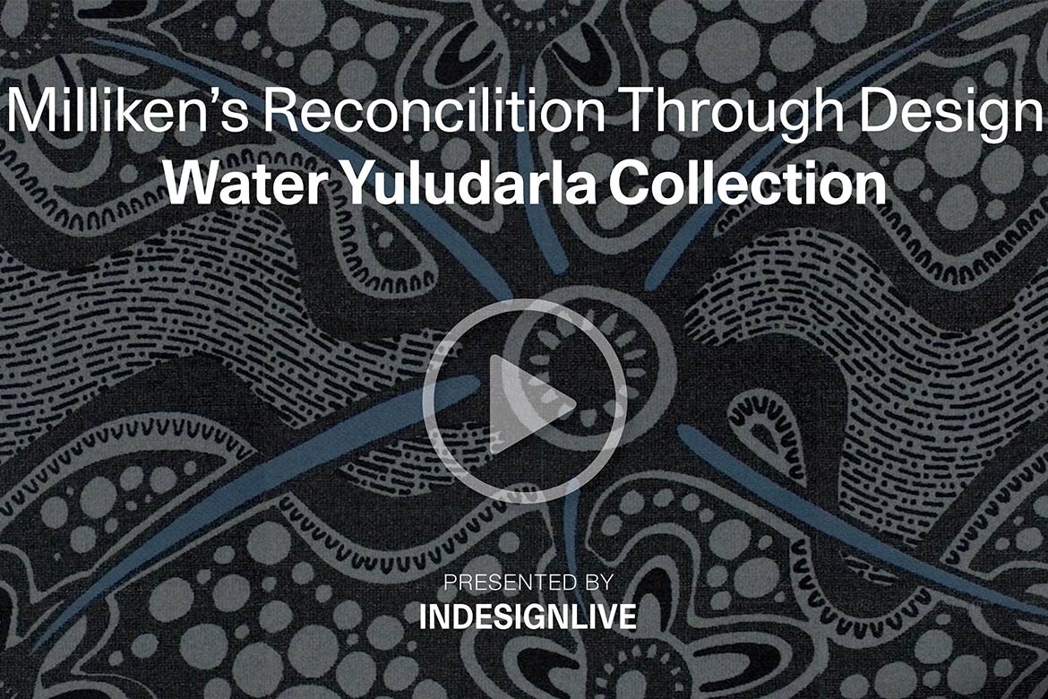 Designing with Integrity: A look inside Milliken’s collaboration with Gumbaynggirr Artist, Brentyn Lugnan