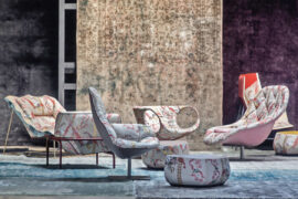 Luxury personified in Moroso’s new textile collection for its sofas and chairs