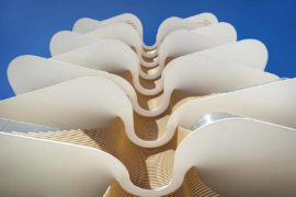 This Koichi Takada apartment references its namesake through fluid, organic form